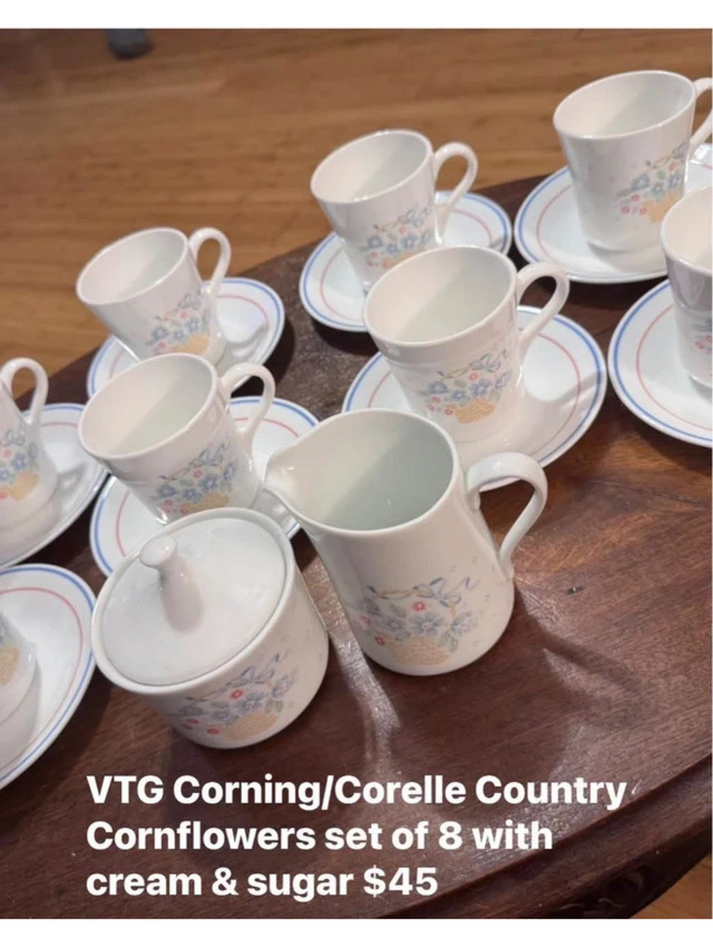 Corning / Corelle  country cornflowers